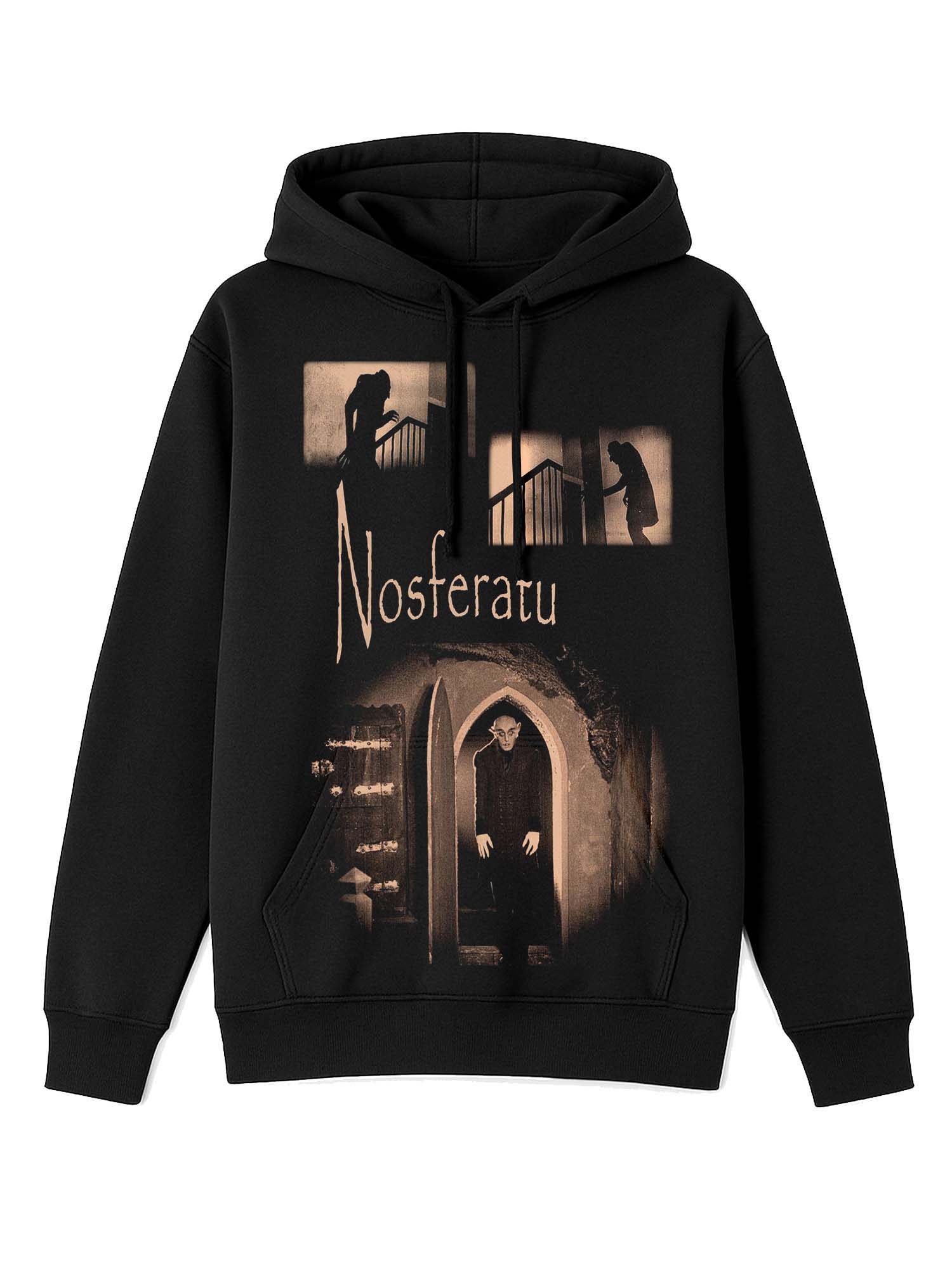 Kapuzenpullover mit Vampir-Dracula-Print 