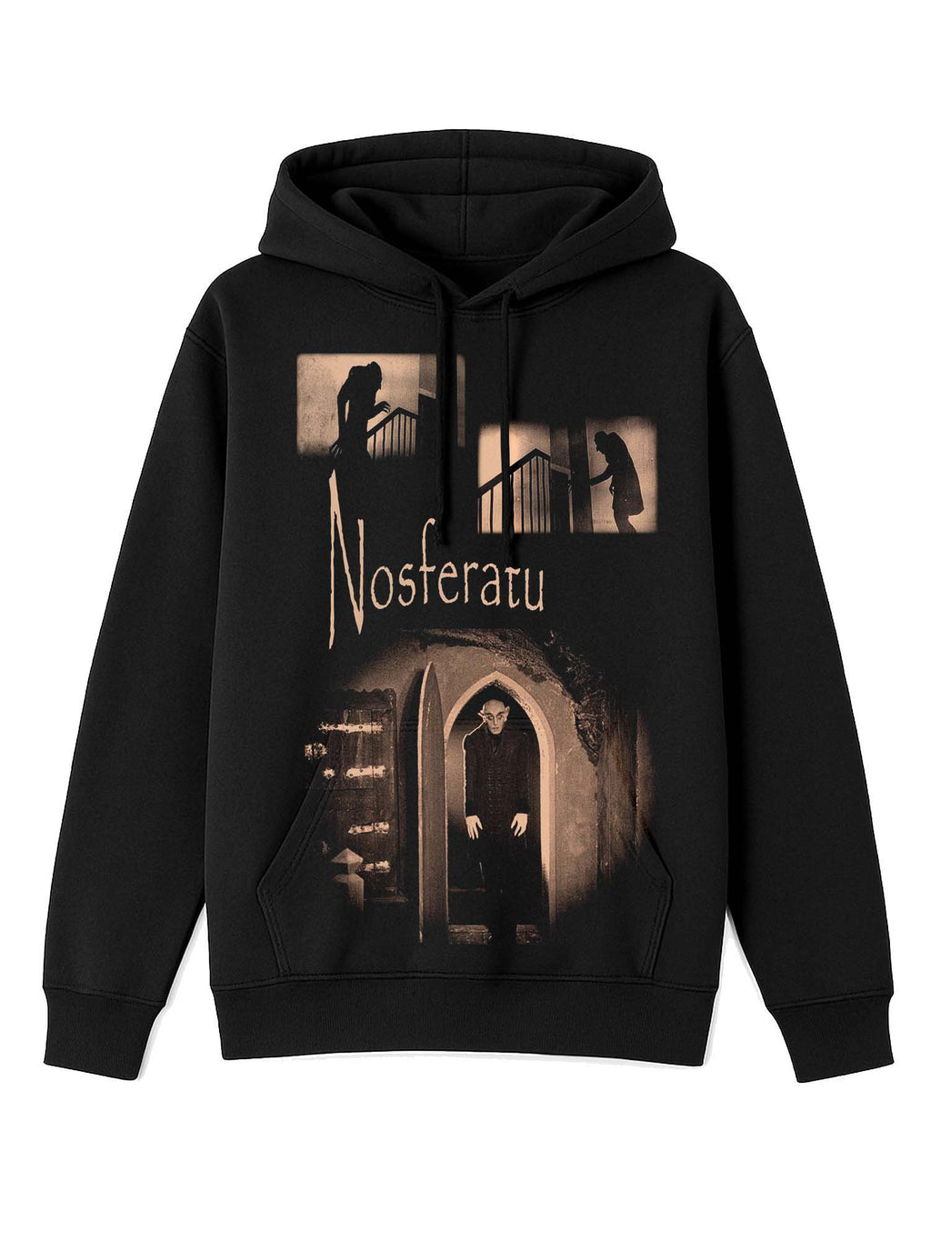 Vampire Dracula Print Hoodie