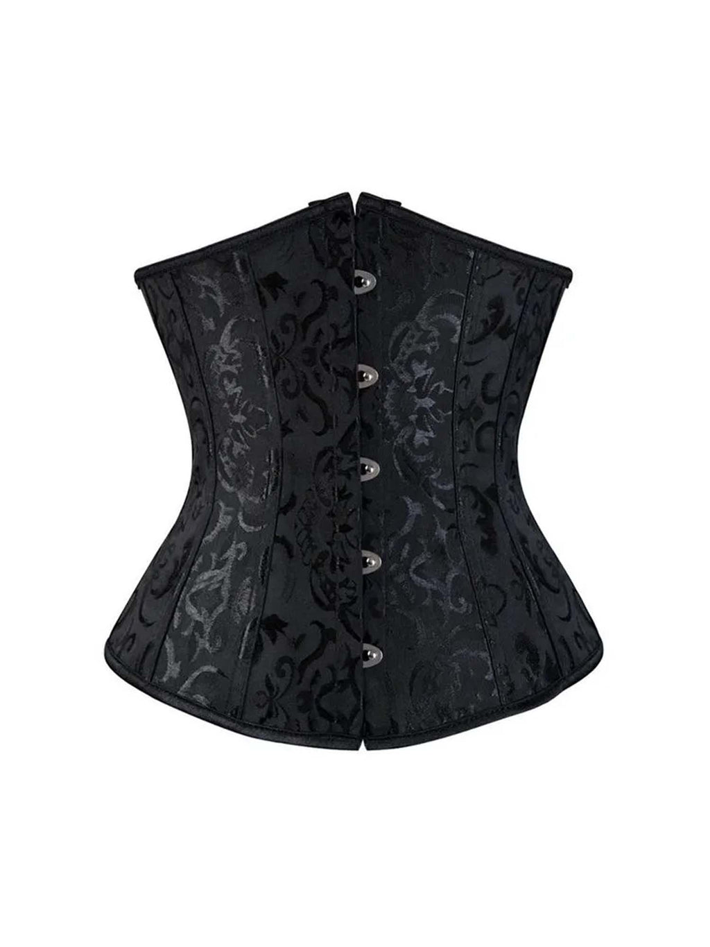 Jacquard-Korsett mit Taillenausschnitt