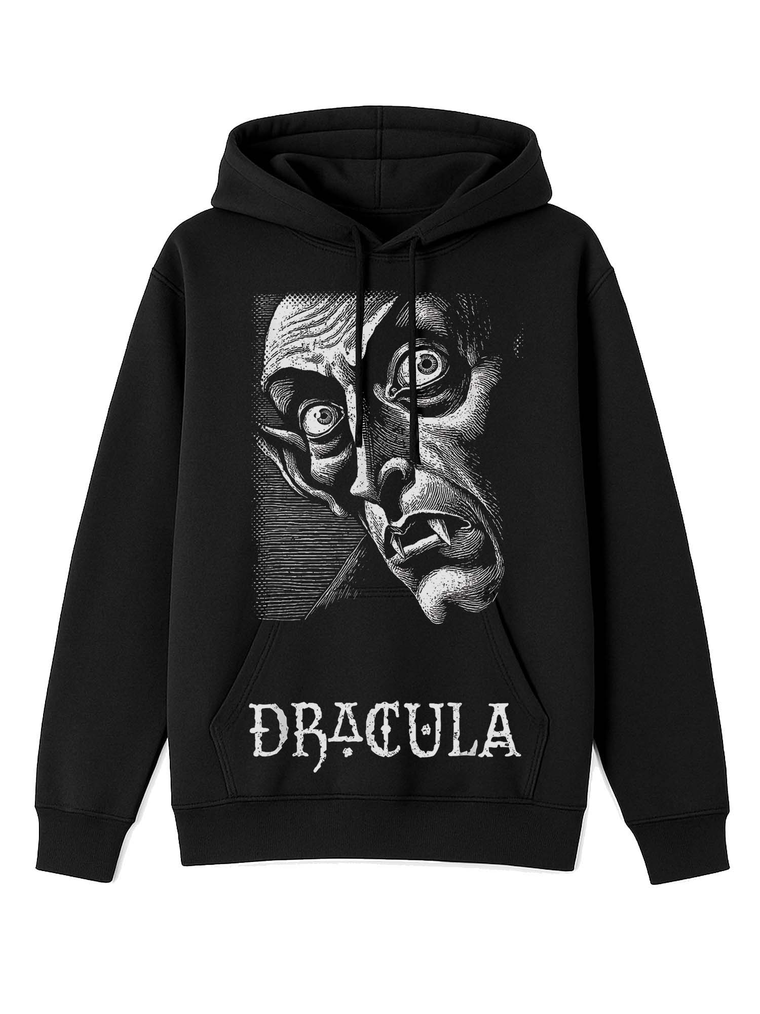 Vampire Dracula Print Hoodie