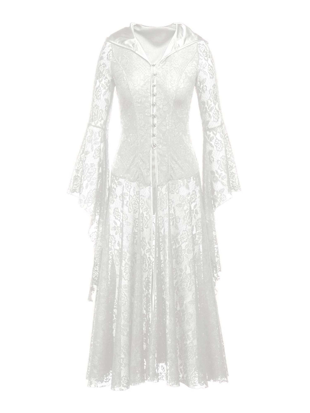 Medieval Strappy Dark Retro Gothic Dress