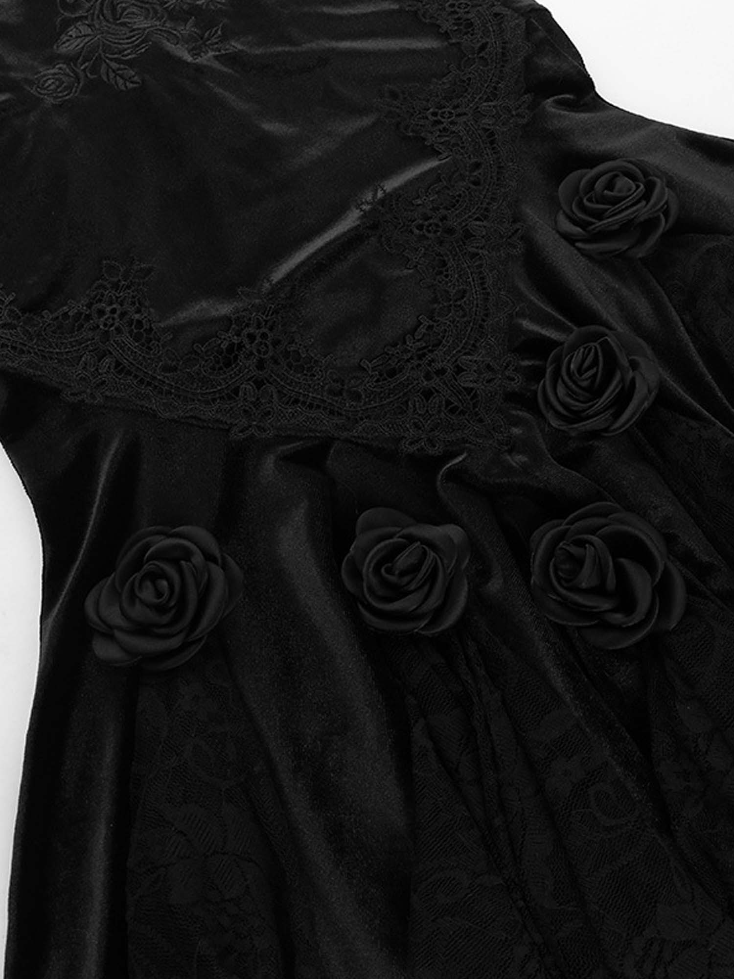 Dark Gothic Hip Fishtail Skirt