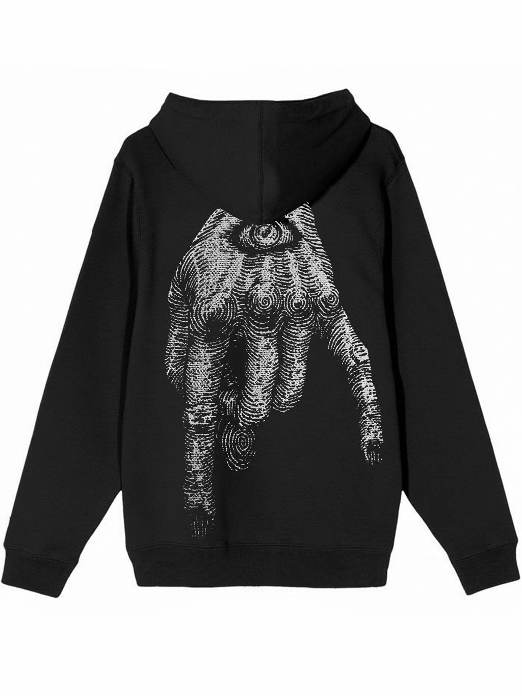 Blood Dead And Sexy Devil Hand Print Hoodie
