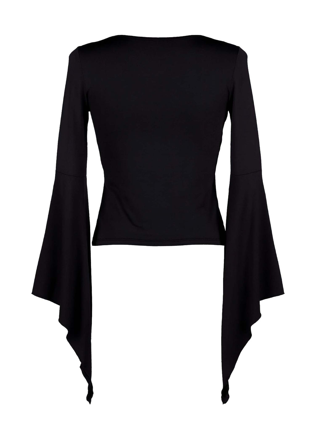 Crow Skull Print Batwing Shirt