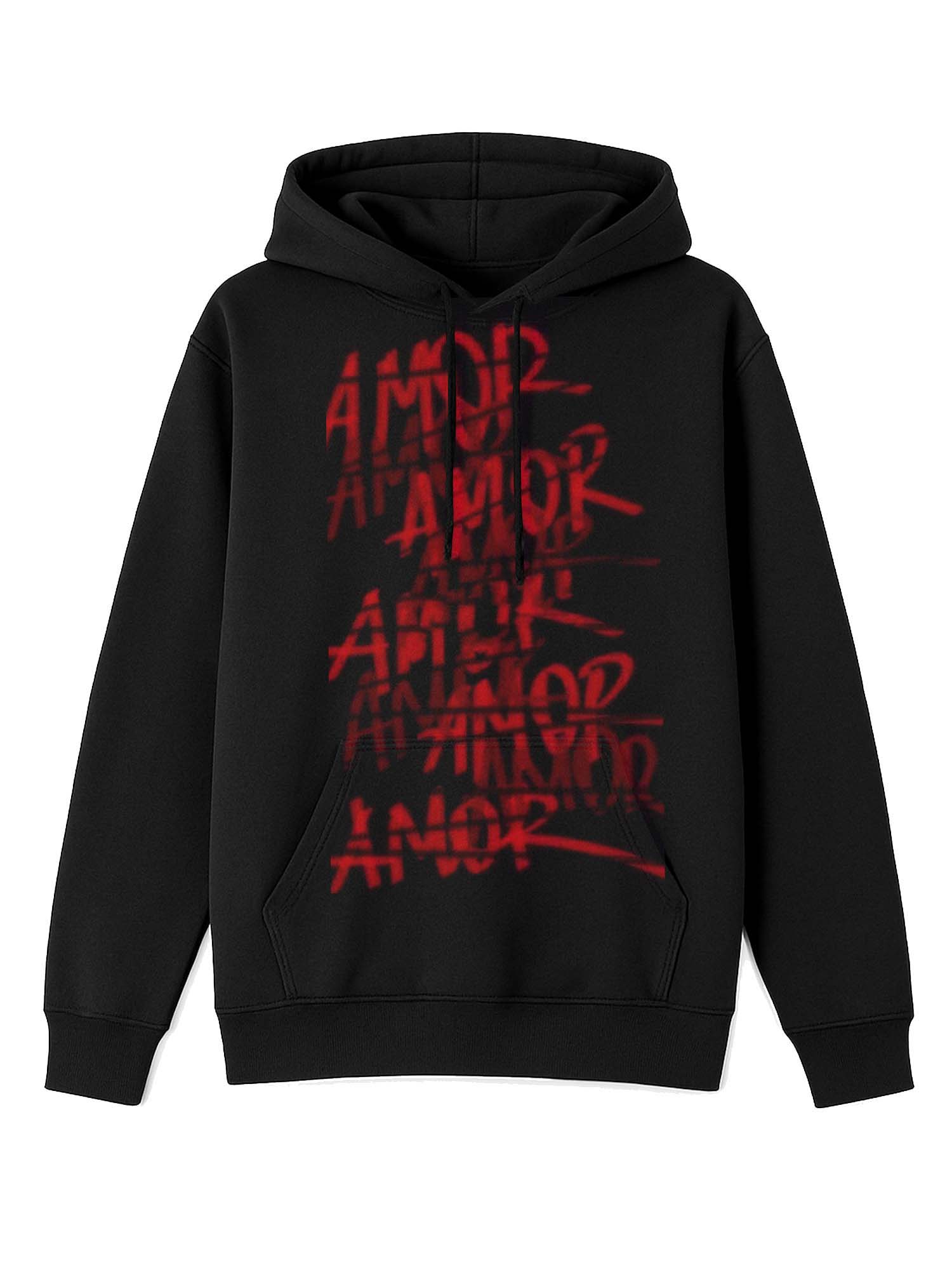 Blood AMOR Print Hoodie