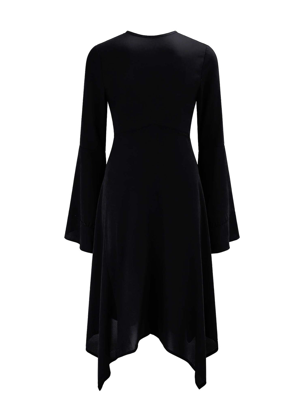 Crow Skull Print Midi Moonveil Dress