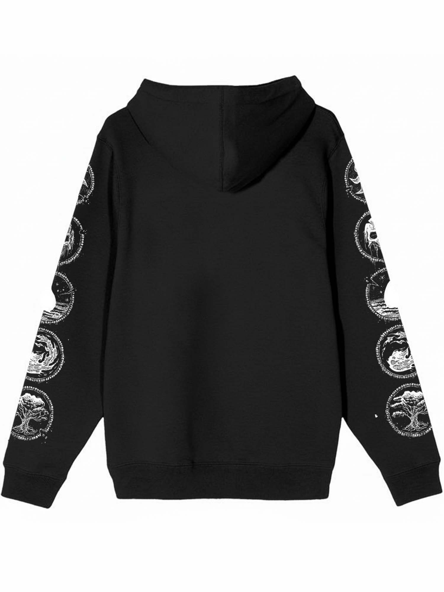 Devil's Horns Baphomet Print Hoodie