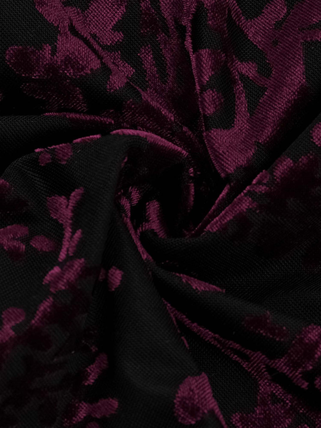 Gothic Ruffled V-Neck Long-Sleeved Top