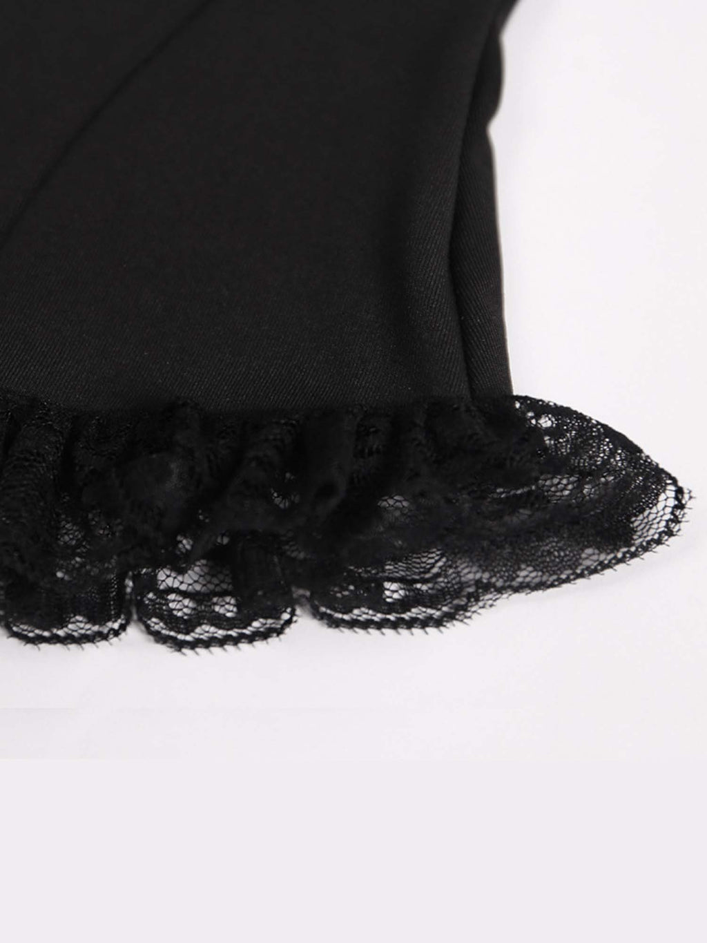 Black Lace Camisole Corset Vest