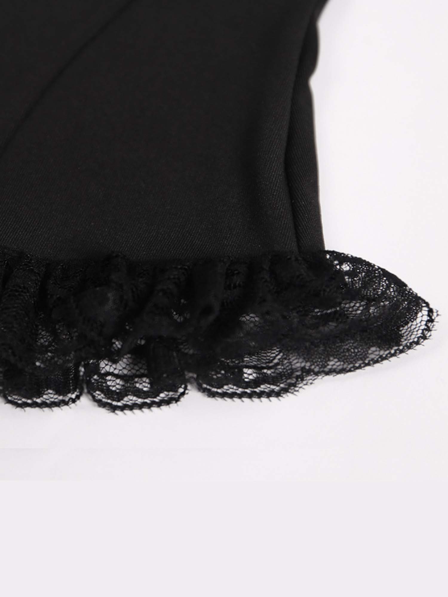 Black Lace Camisole Corset Vest