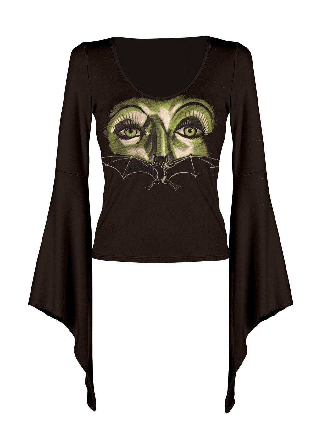 Batwing-Shirt mit Bat-Lady-Print