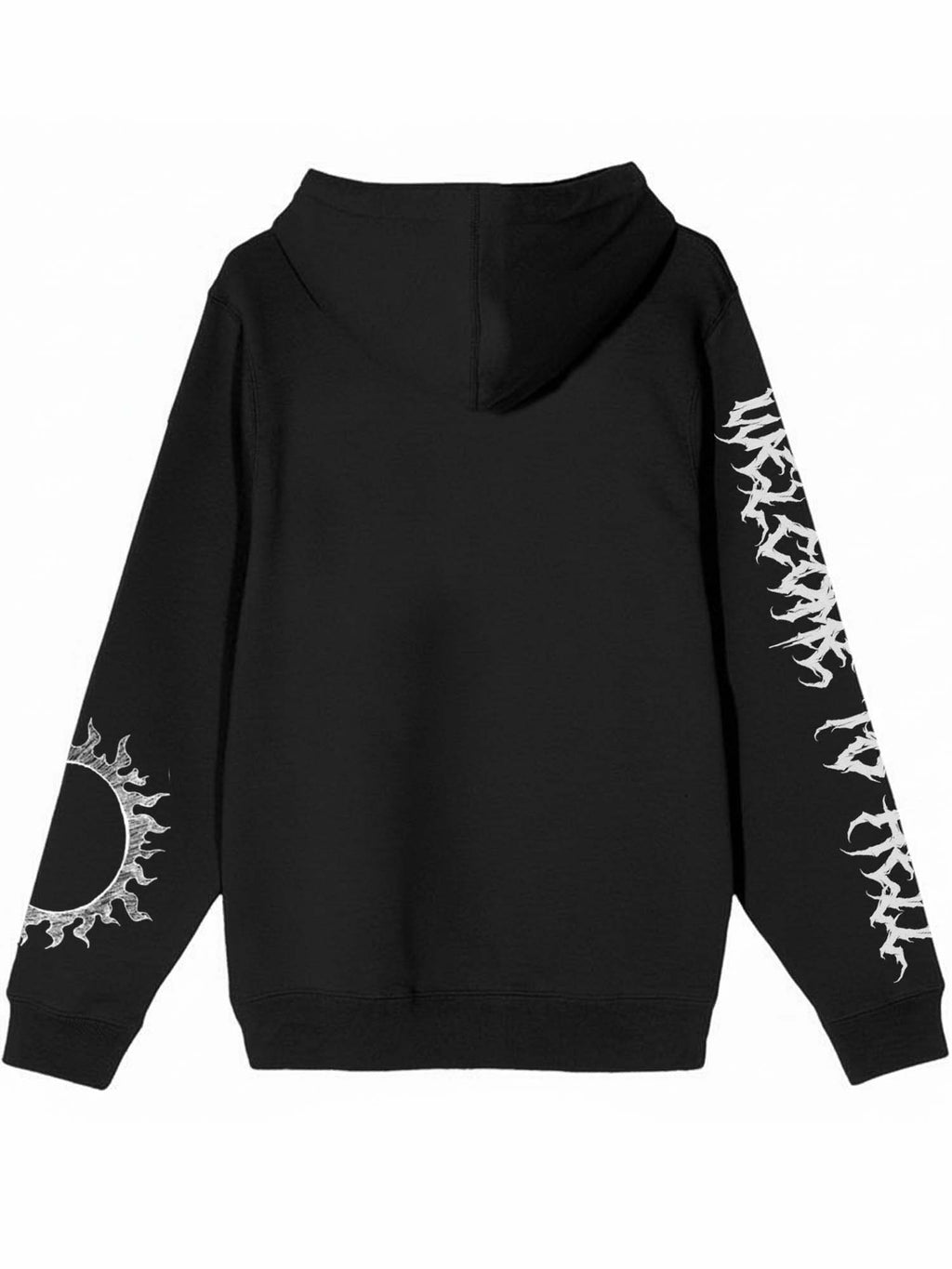 Ouroboros and Skeletons Welcome to Hell Print Hoodie