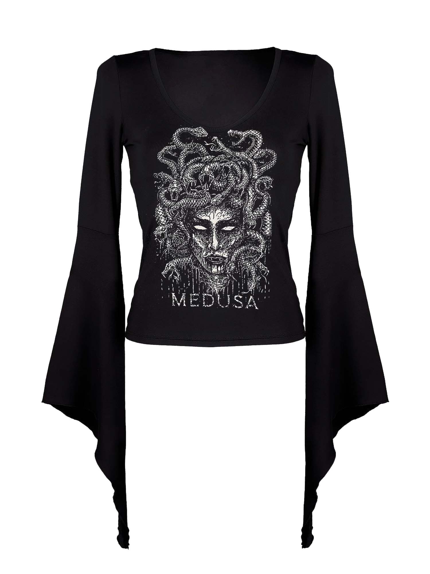 MEDUSA Print Batwing Shirt