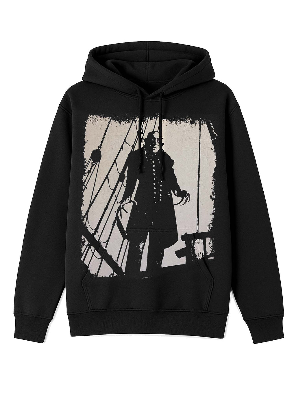 Kapuzenpullover mit Vampir-Dracula-Print