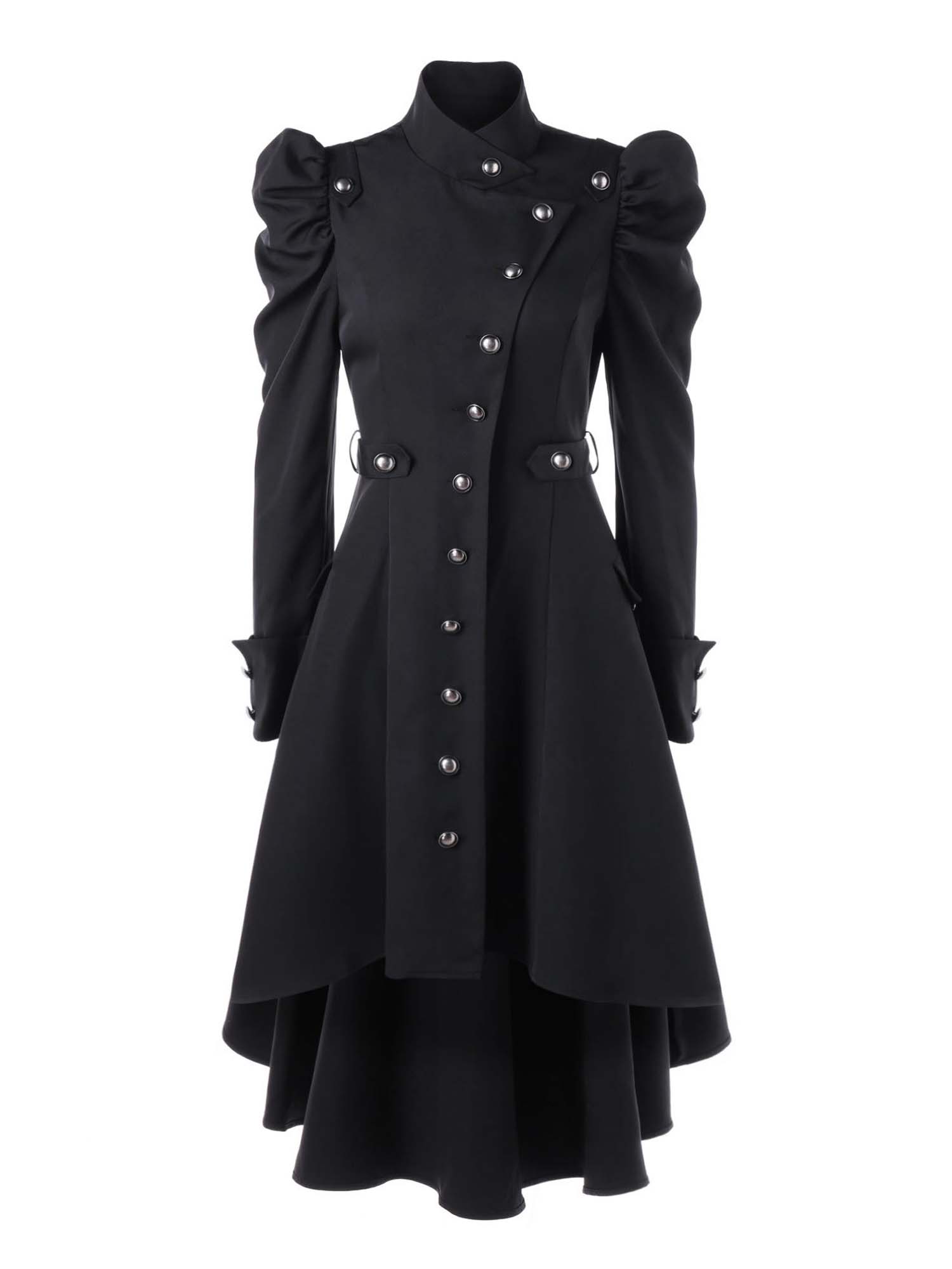 Black Winter Vintage Gothic Coat