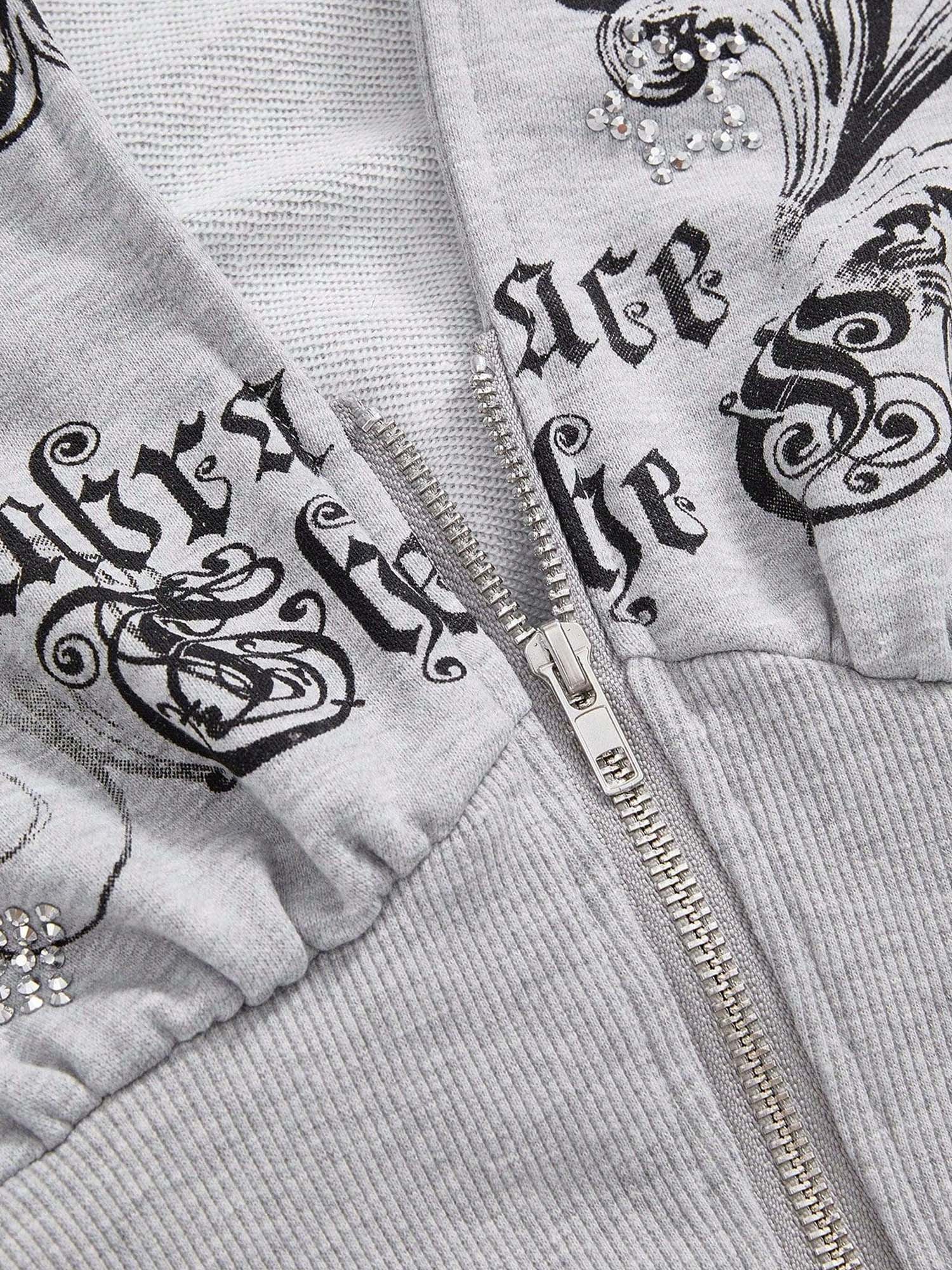 Gothic Vintage Faux Fur Collar Waist-Cinched Hoodie Jacket