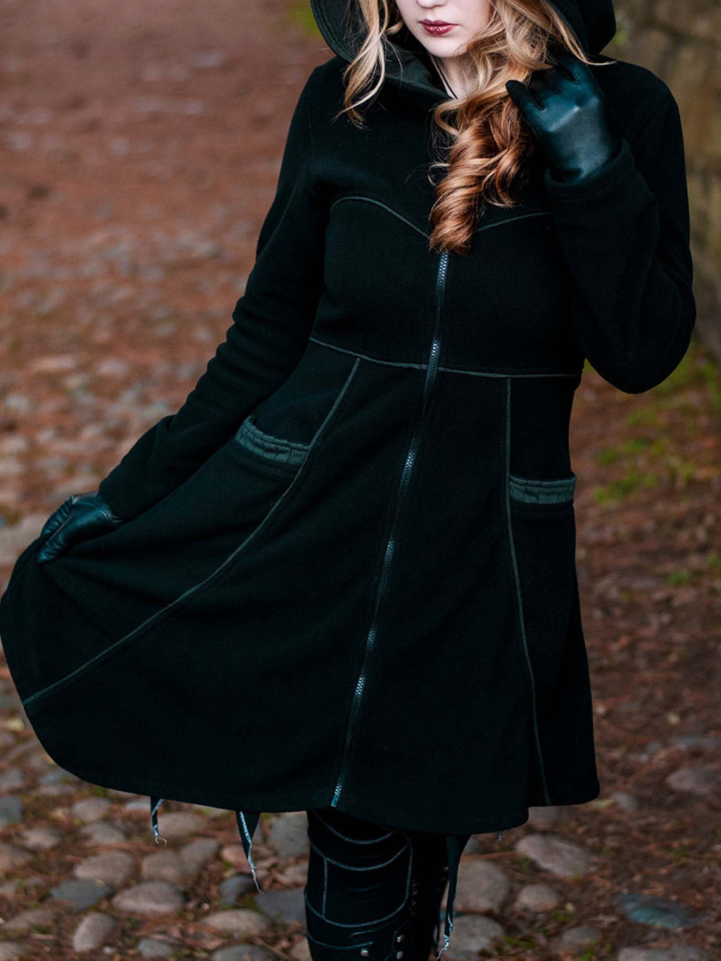 Mysterious Tie Kapuzen-Sweatshirtjacke 