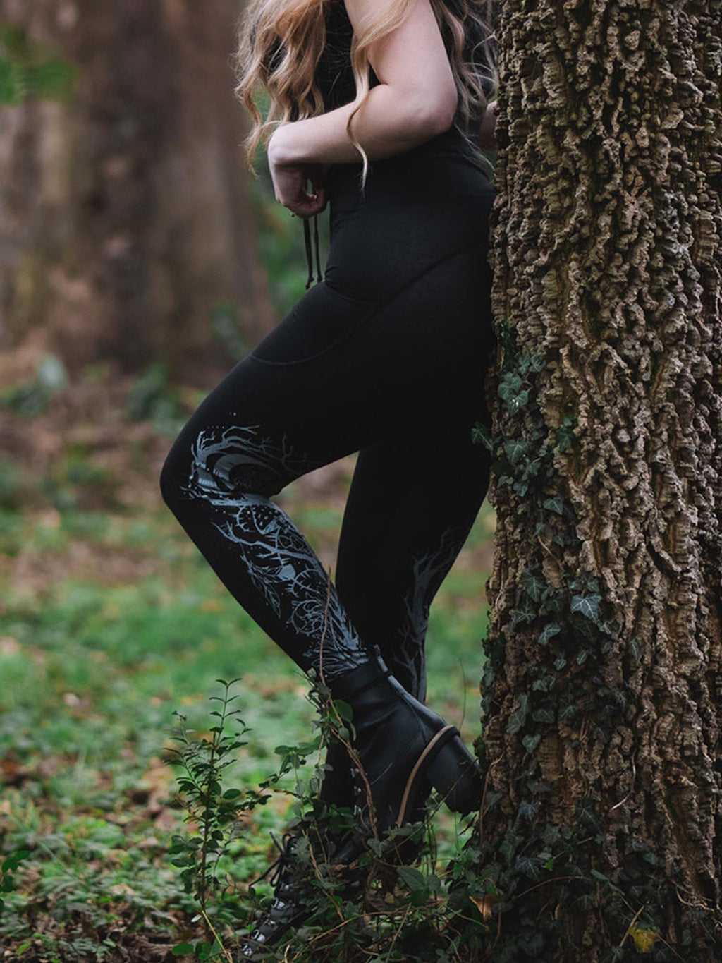 Forest Ritual Print Leggings