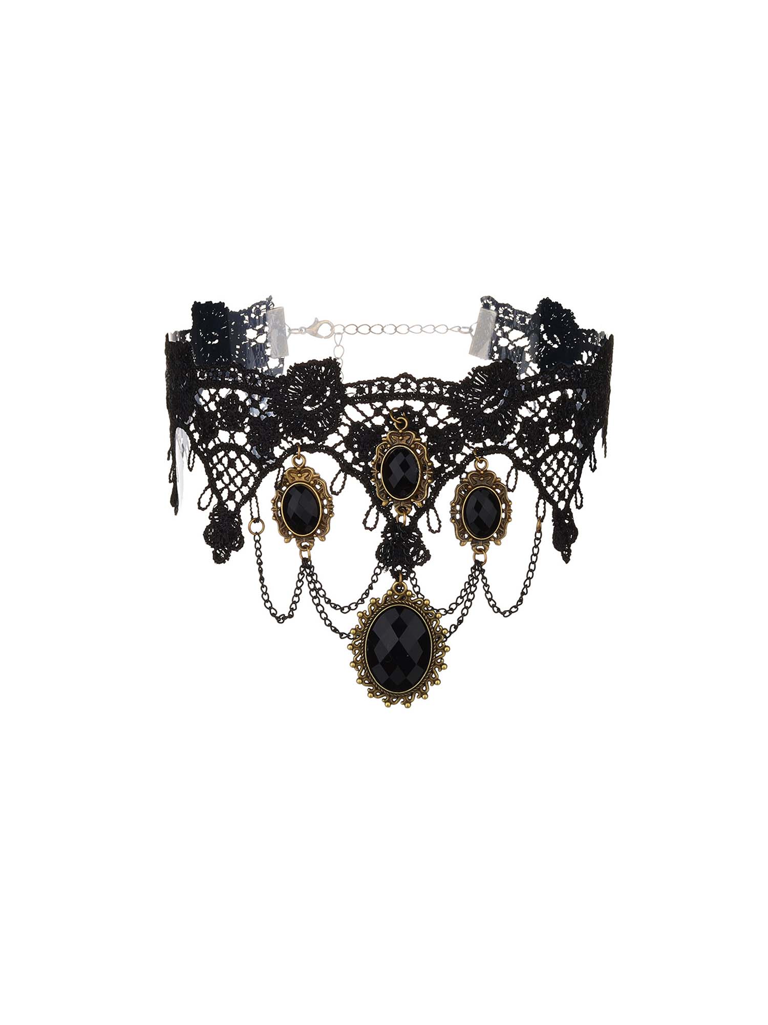 Vintage Lace Jewel Choker