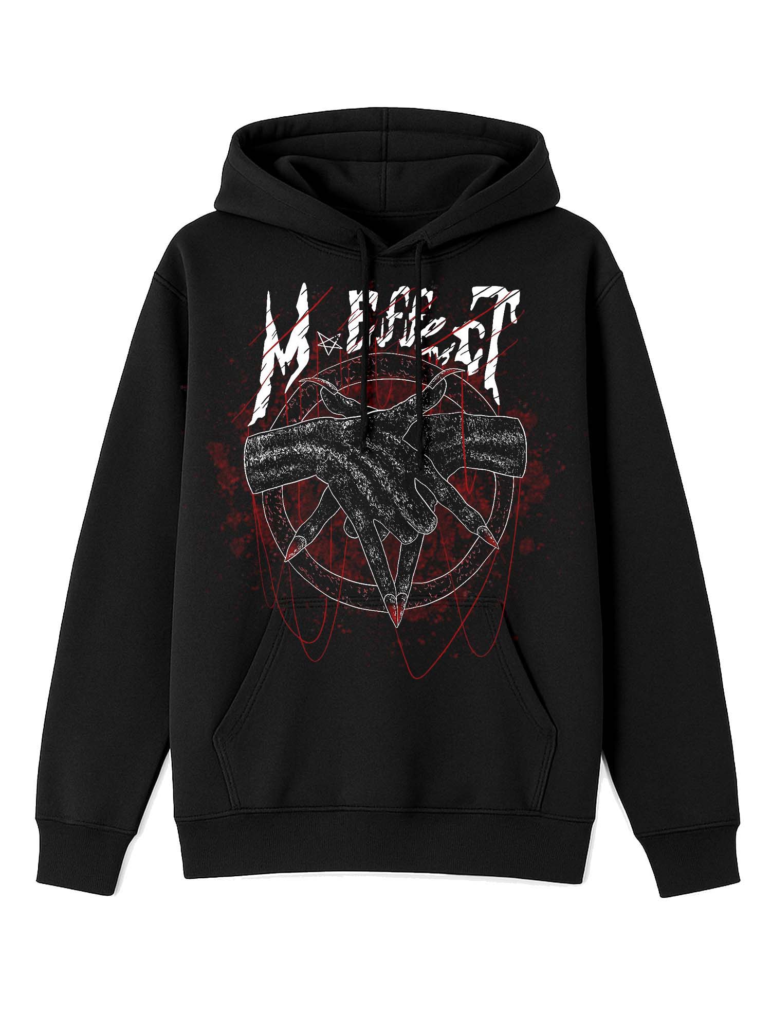Baphomet Hands Print Hoodie