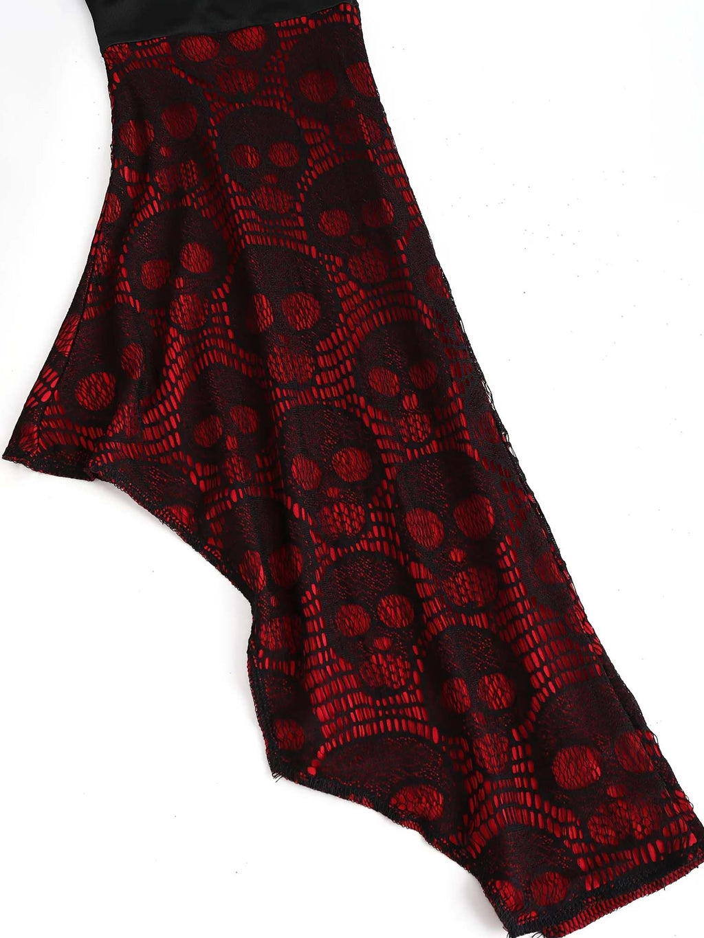 Skull Lace Tie Dress