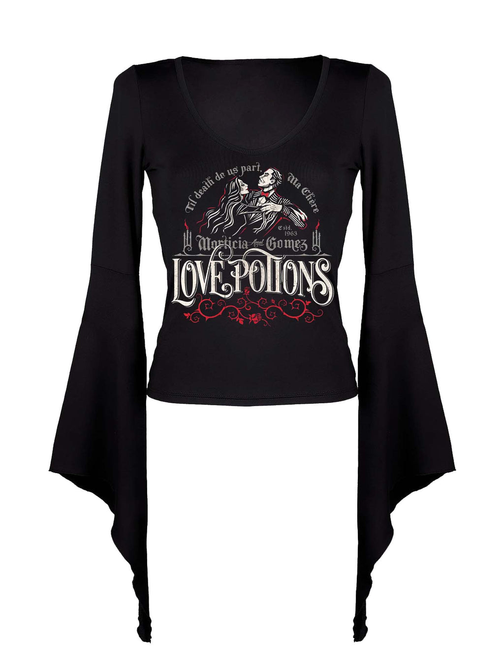 LOVE POTIONS Estd. 1963 Print Batwing Shirt
