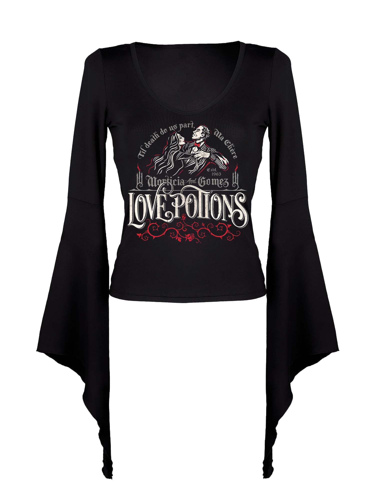 LOVE POTIONS Estd. 1963 Print Batwing Shirt
